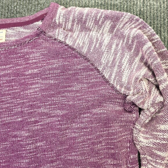 Champion Sweater Women XL Pink Purple Marled Raglan Sweatshirt Athletic Pullover - Picture 3 of 11
